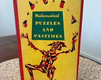 Vintage Puzzles And Pastimes Book, Puzzles And Pastimes, Vintage Puzzle Books, Vintage Puzzles, Puzzle Books, Vintage Game Books, Game Books