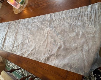 Vintage Blue Demask Valance , Vintage Blue Valances, Vintage Blue Curtains, Shabby Chic Curtains, Vintage Valances.