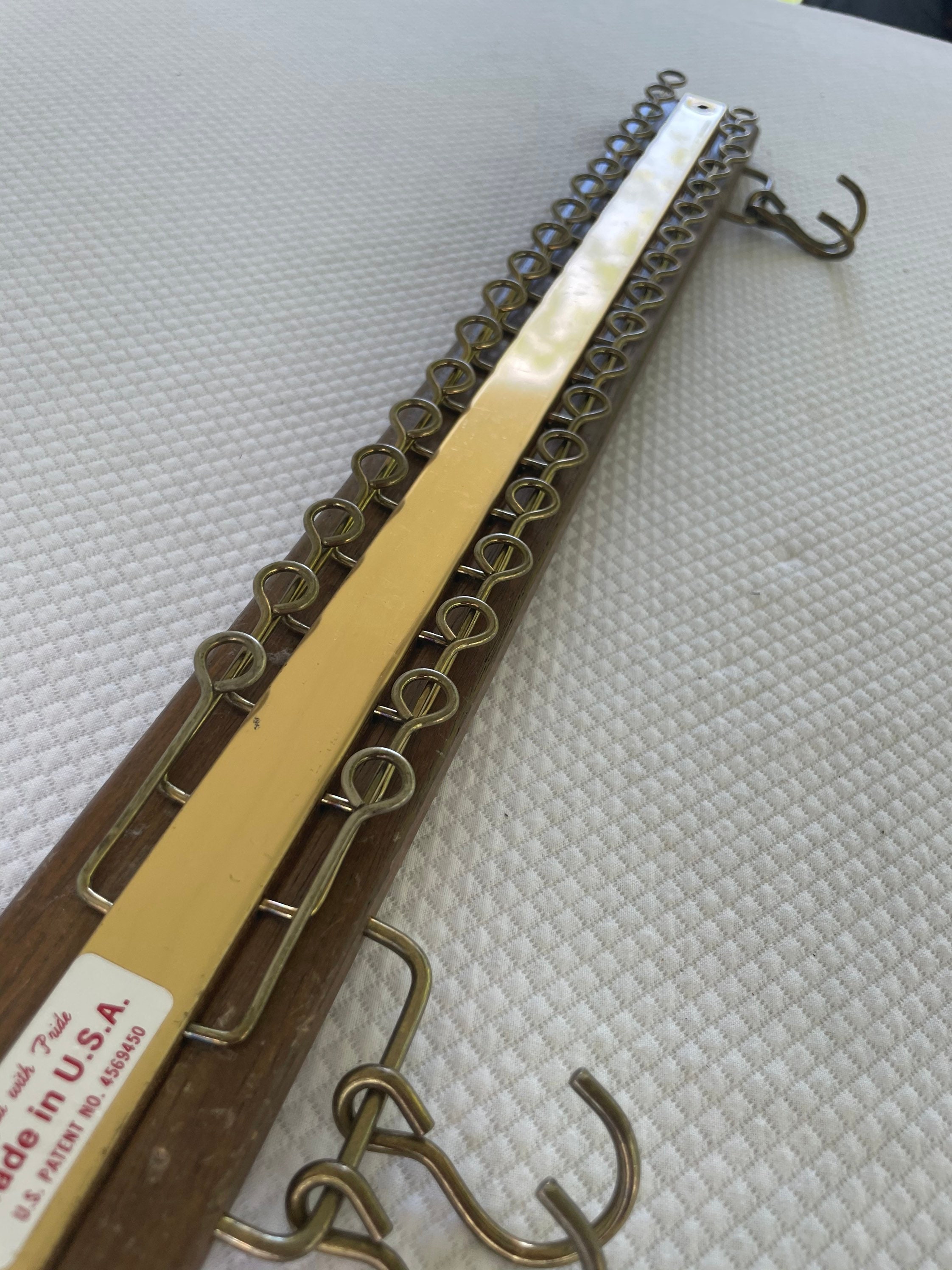 Vintage Wood Tie Holder Vintage Tie Holder Wood Tie Holder Etsy