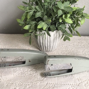 Vintage Swingline Staplers, Vintage Stapler, Vintage Blue Stapler, Vintage Blue Stapler, Vintage Office Supplies, Staplers,