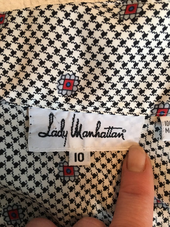 Vintage Lady Manhattan Womens Blouse Top 1970s Bl… - image 8
