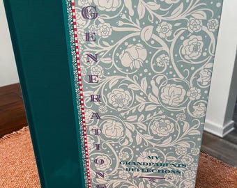 Vintage Generations Grandparents Journal, Grandparents Journal, Vintage Journals, Journals, Family History Book, Vintage Scrapbooks, Grandma