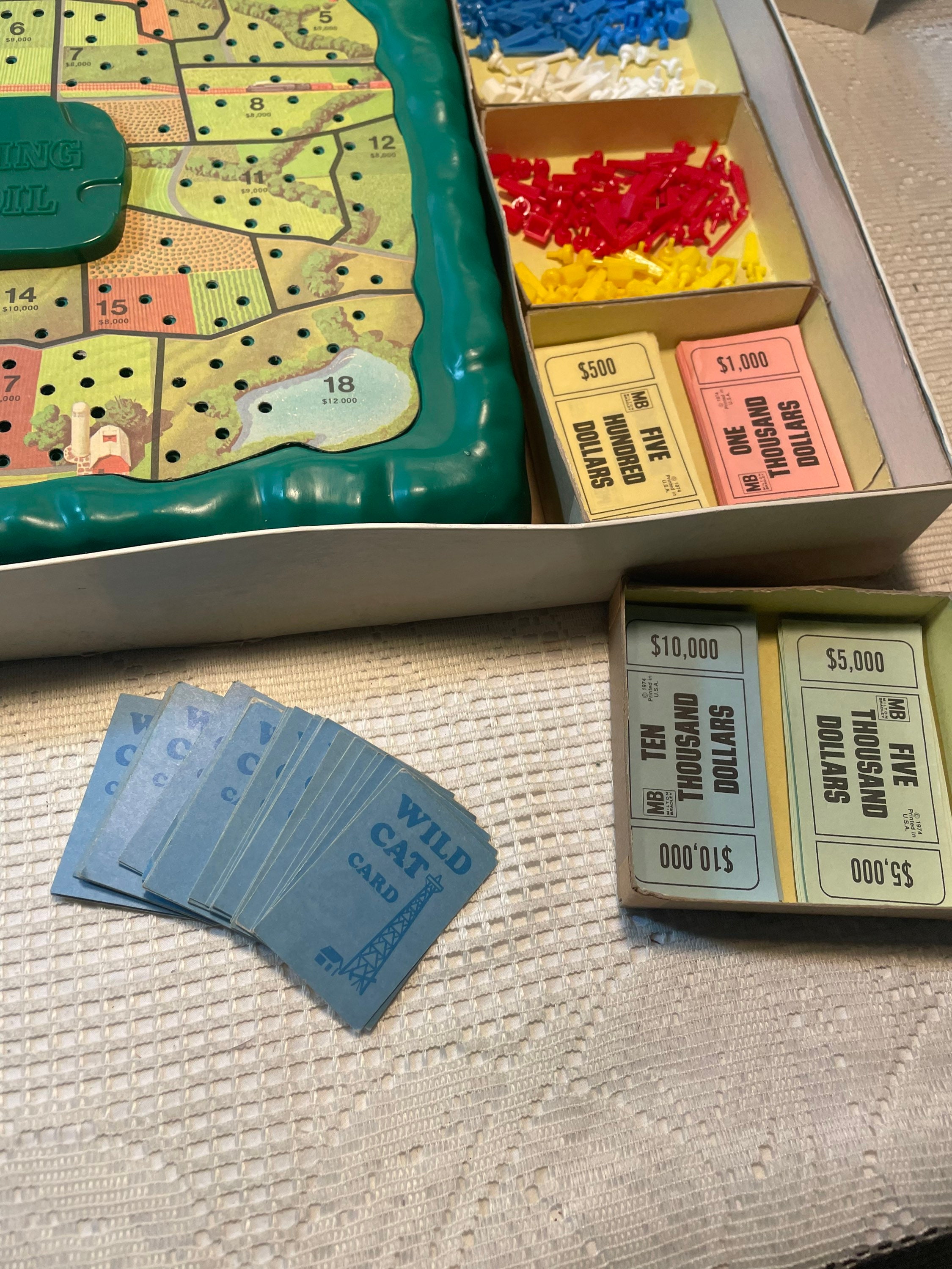 Vintage King Oil Milton Bradley Game King Oil Game Vintage Etsy