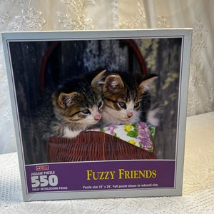Vintage cat 550 pc Puzzle , Vintage Puzzles, Vintage Cat Puzzles, Cat Puzzles, Difficult Puzzles, Vintage Cats, Kitten Puzzles, calico cats.