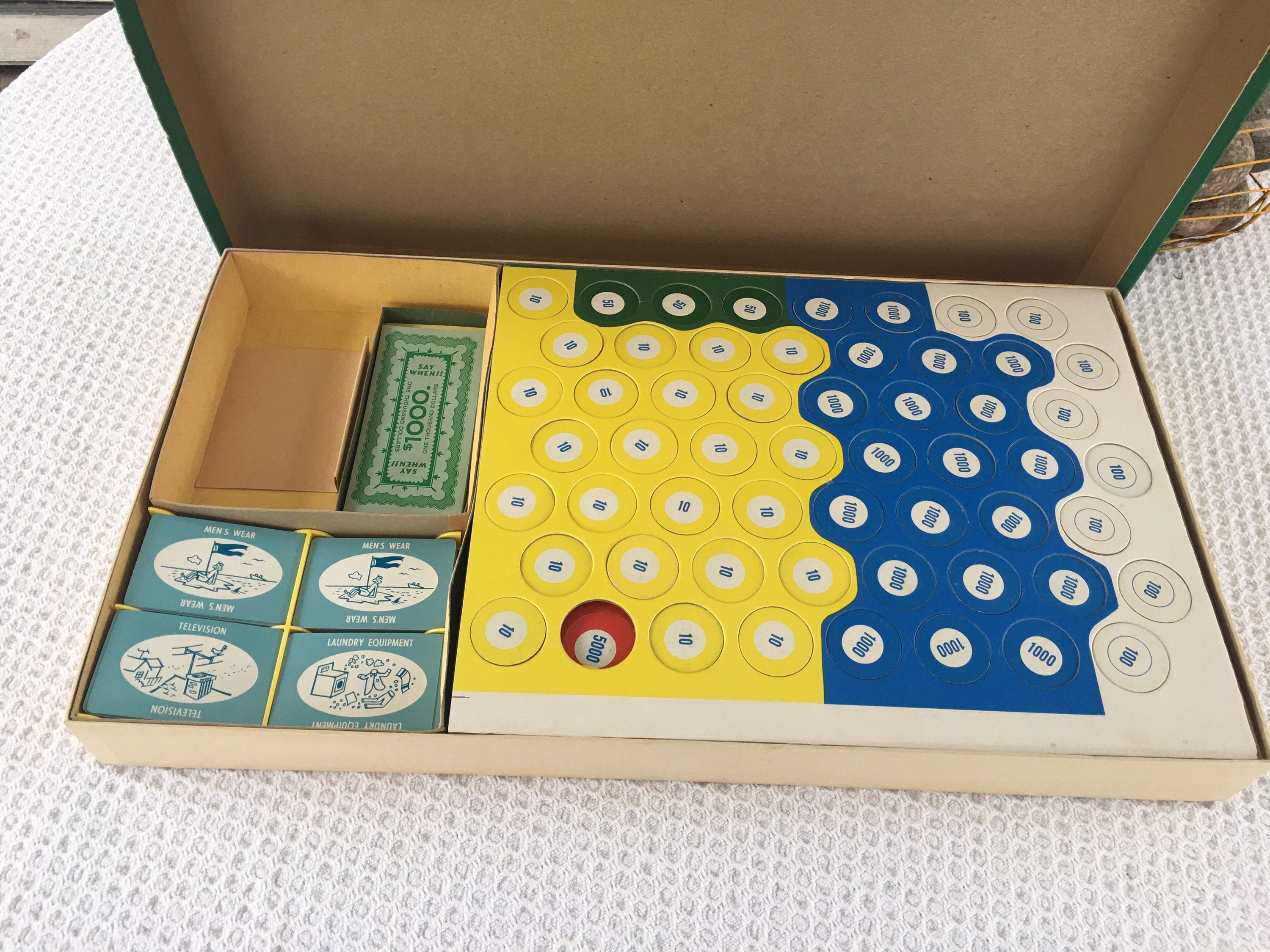 Vintage Say When Board Game 1960s Board Games Vintage Board Etsy