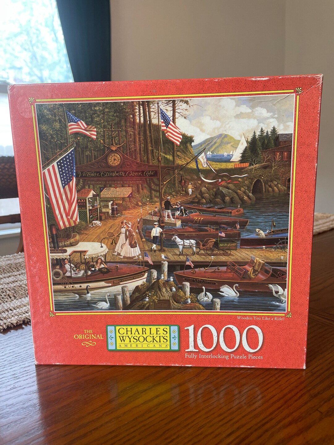 Vintage Charles Wysocki 1000 Pc Puzzle, Charles Wysocki Puzzles, Fourth
