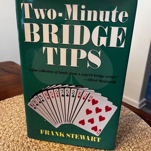 2 Minute Bridge Tips Card Playing Book, How To Play Bridge, Card Games Books, Card Games, Bridge Book, Card Books,Vintage How to Play Bridge