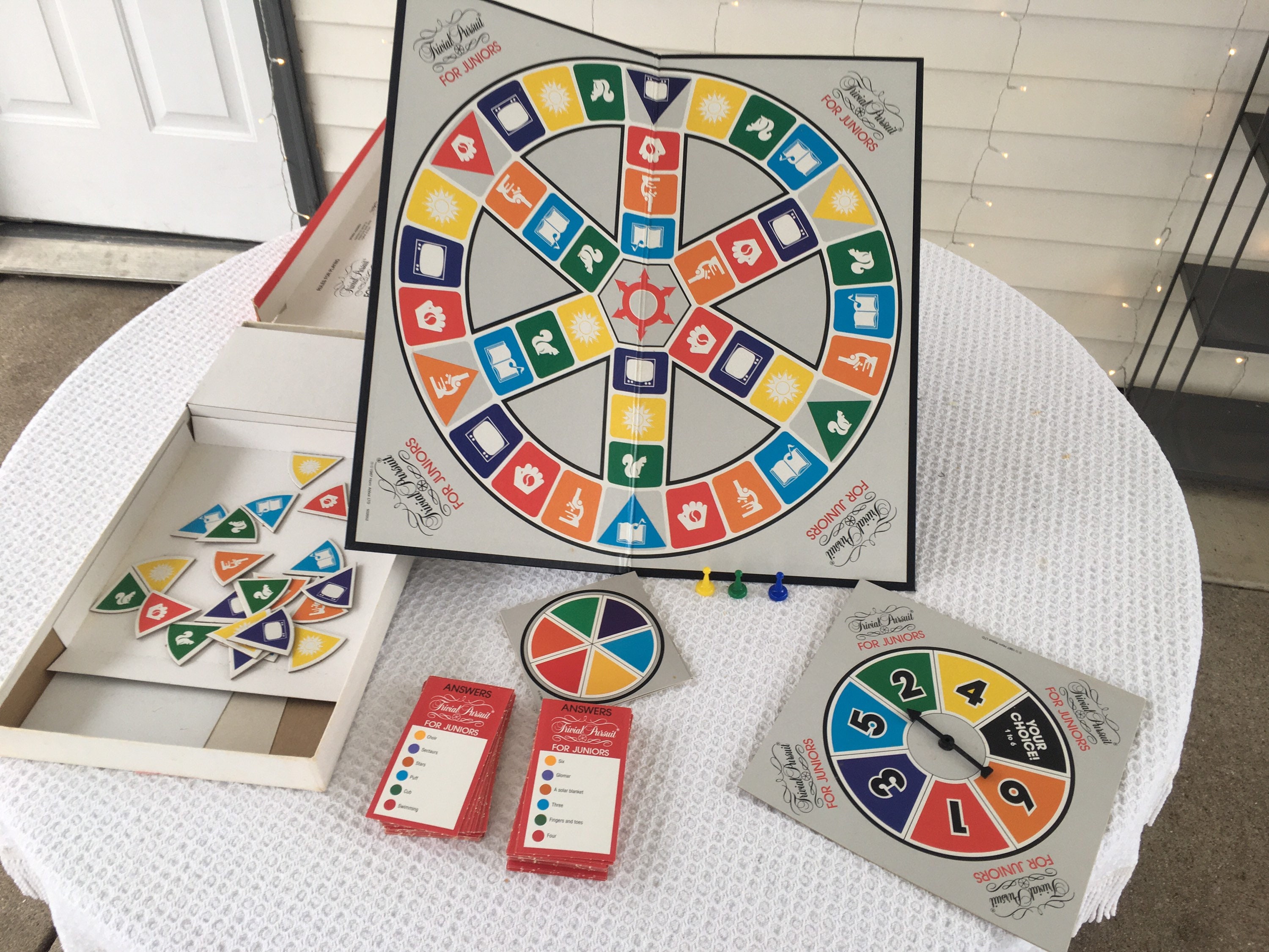 trivial pursuit board trivial pursuit board