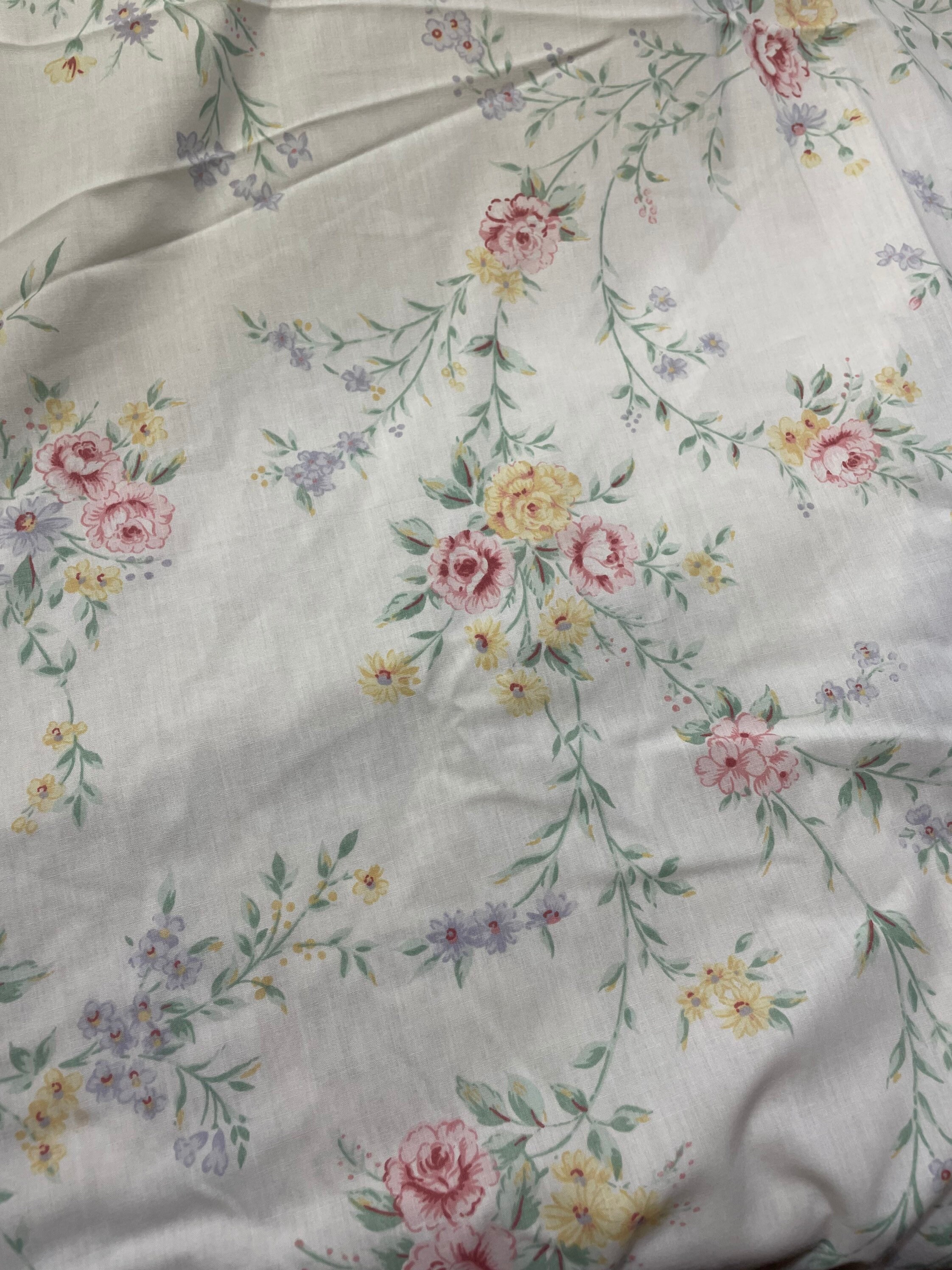 Vintage Full Flat Floral Sheet Vintage Full Sheets Vintage - Etsy
