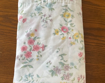 Vintage Twin Flat Floral Sheet, Vintage Twin Sheets, Vintage Sheets, Floral Sheets, Twin Sheets, Twin Size Flat Sheets,