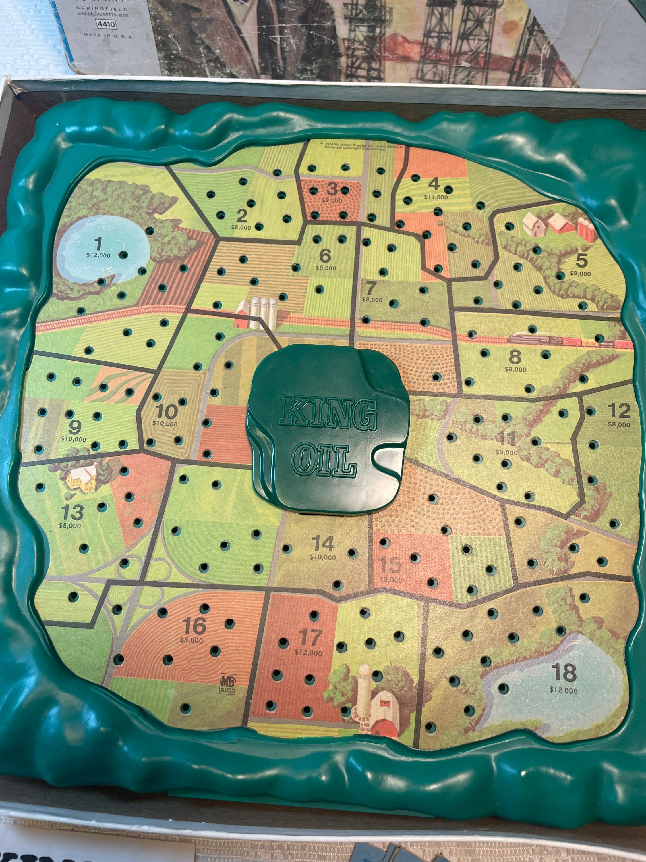 Vintage King Oil Milton Bradley Game King Oil Game Vintage Etsy