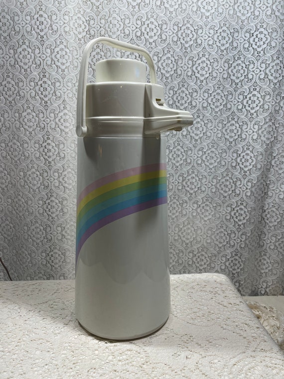 Vintage Phoenix Rainbow Pump Thermos Dispenser, Vintage Thermos