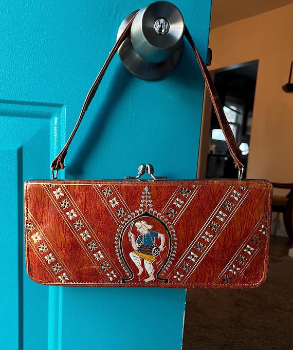 Vintage Leather Purses, Leather Purses, Vintage Purses, Brown Purses.