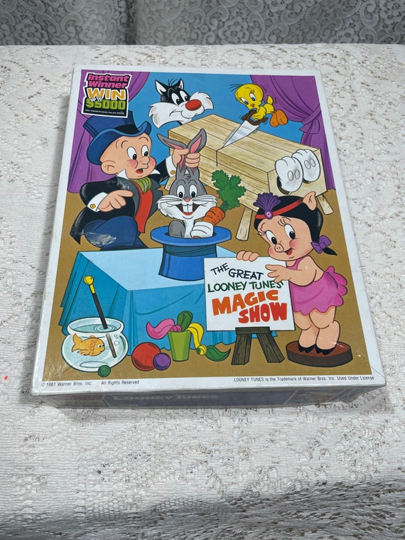 Vintage Bugs Bunny Puzzle, Vintage Tweety Bird Puzzle, Vintage