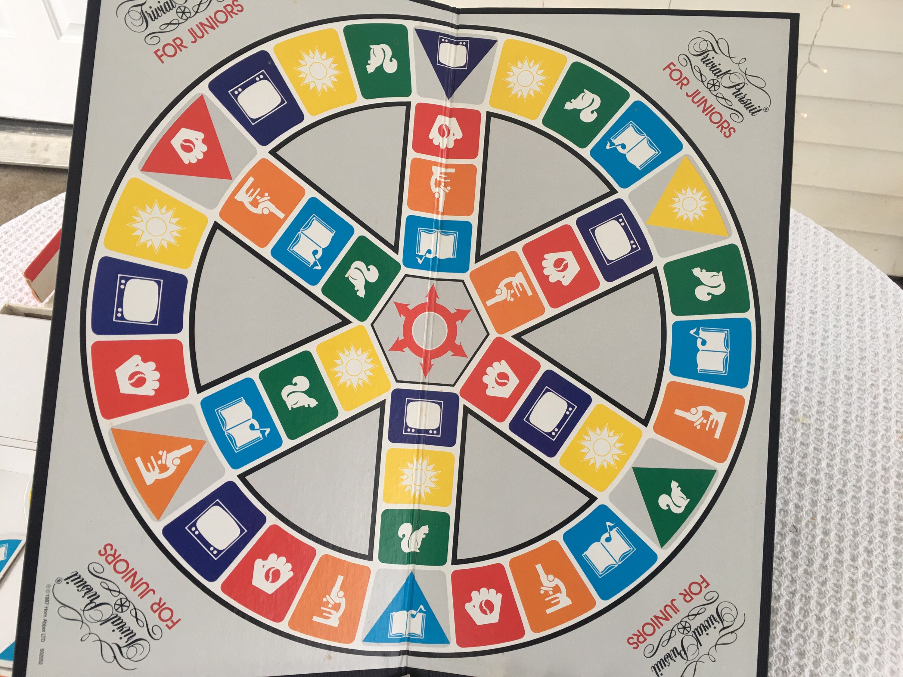 Vintage Trivial Pursuit for Juniors Board Game Vintage Board - Etsy