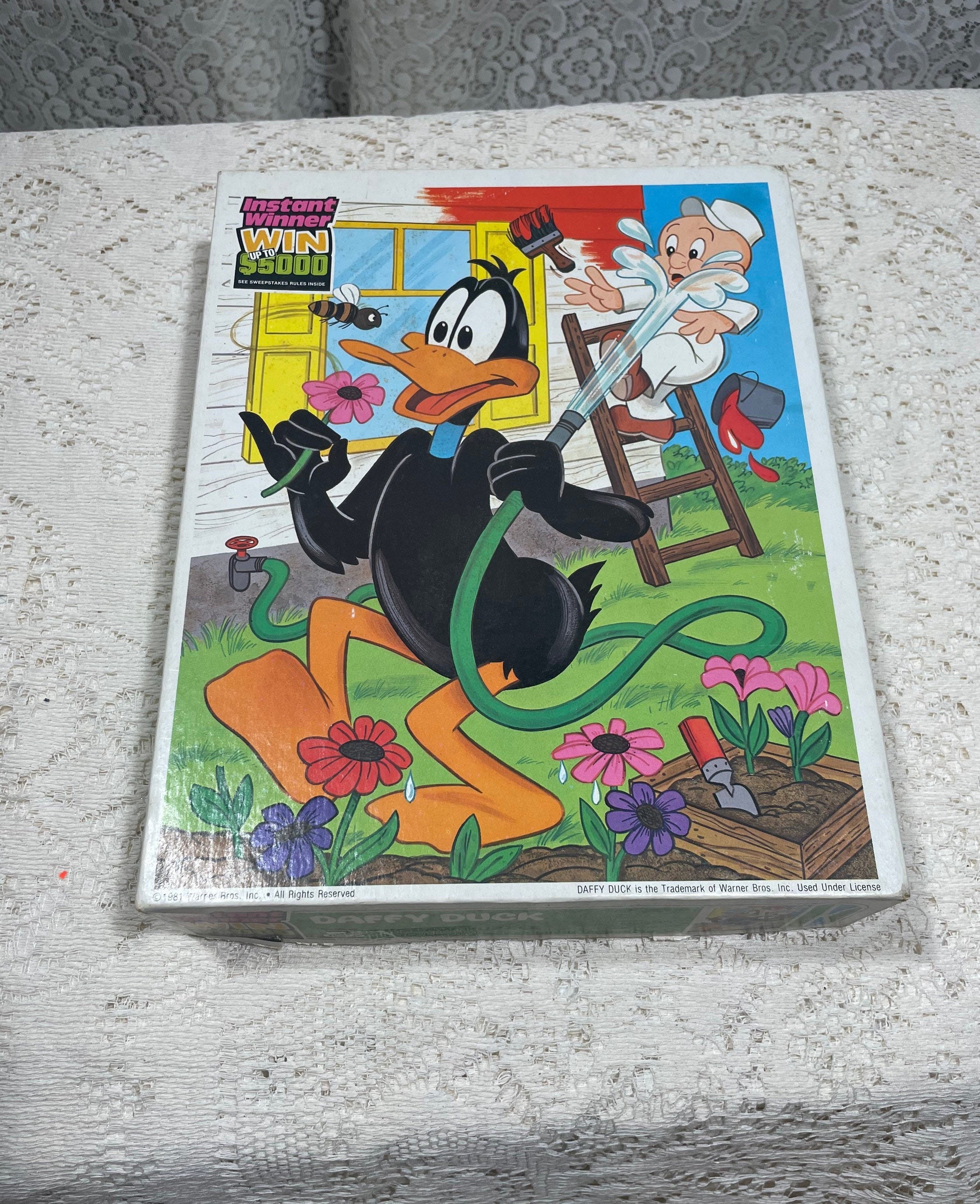 Vintage Daffy Duck Puzzle, Vintage Childrens Puzzles, Puzzles