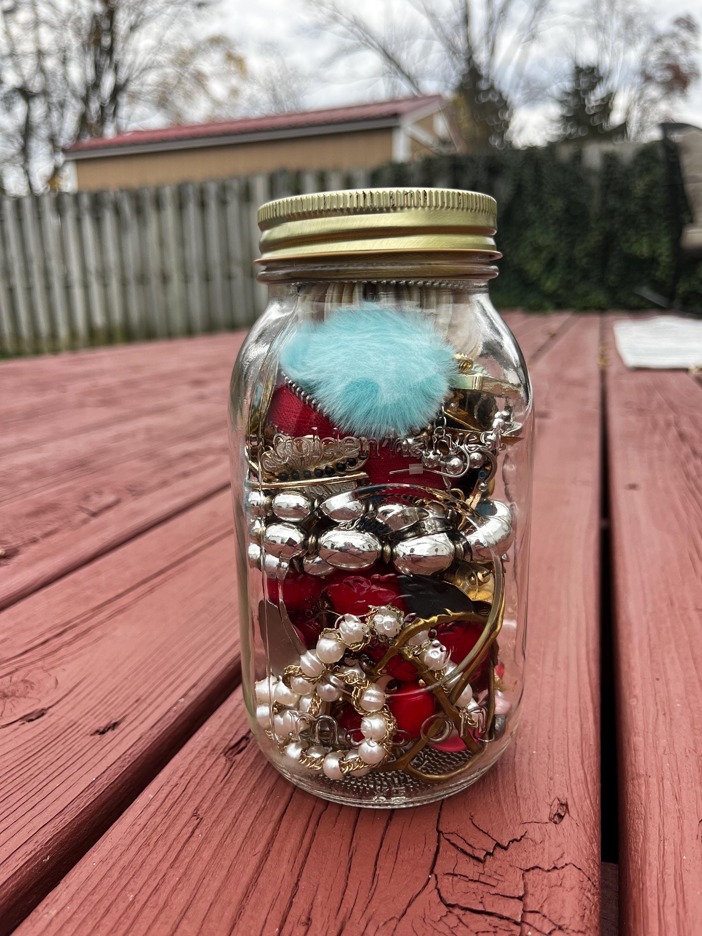 Mystery Jewelry Jar Vintage Jewelry Surprise Box For Women