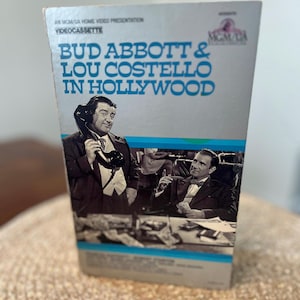 Vintage Bud Abbott And Lou Costello In Hollywood VHS Movie, Bud Abbott And Lou Costello, Vintage VHS movies, VHS,