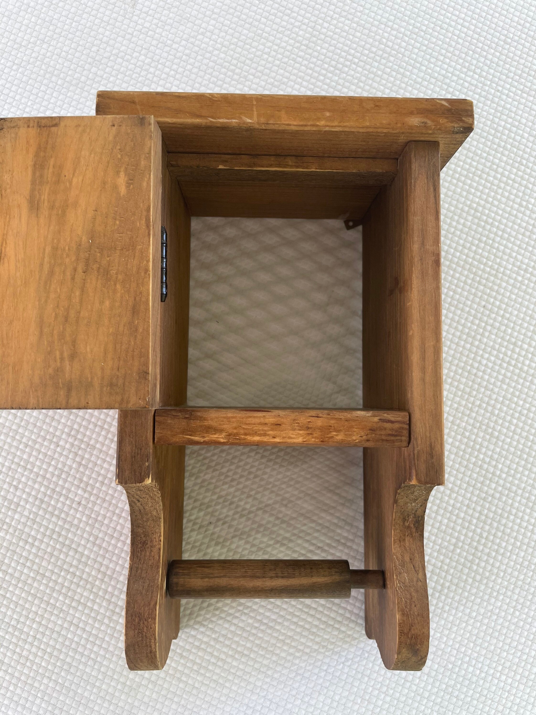 Vintage Wood Bunny Toilet Paper Holder Vintage Toilet Paper Etsy