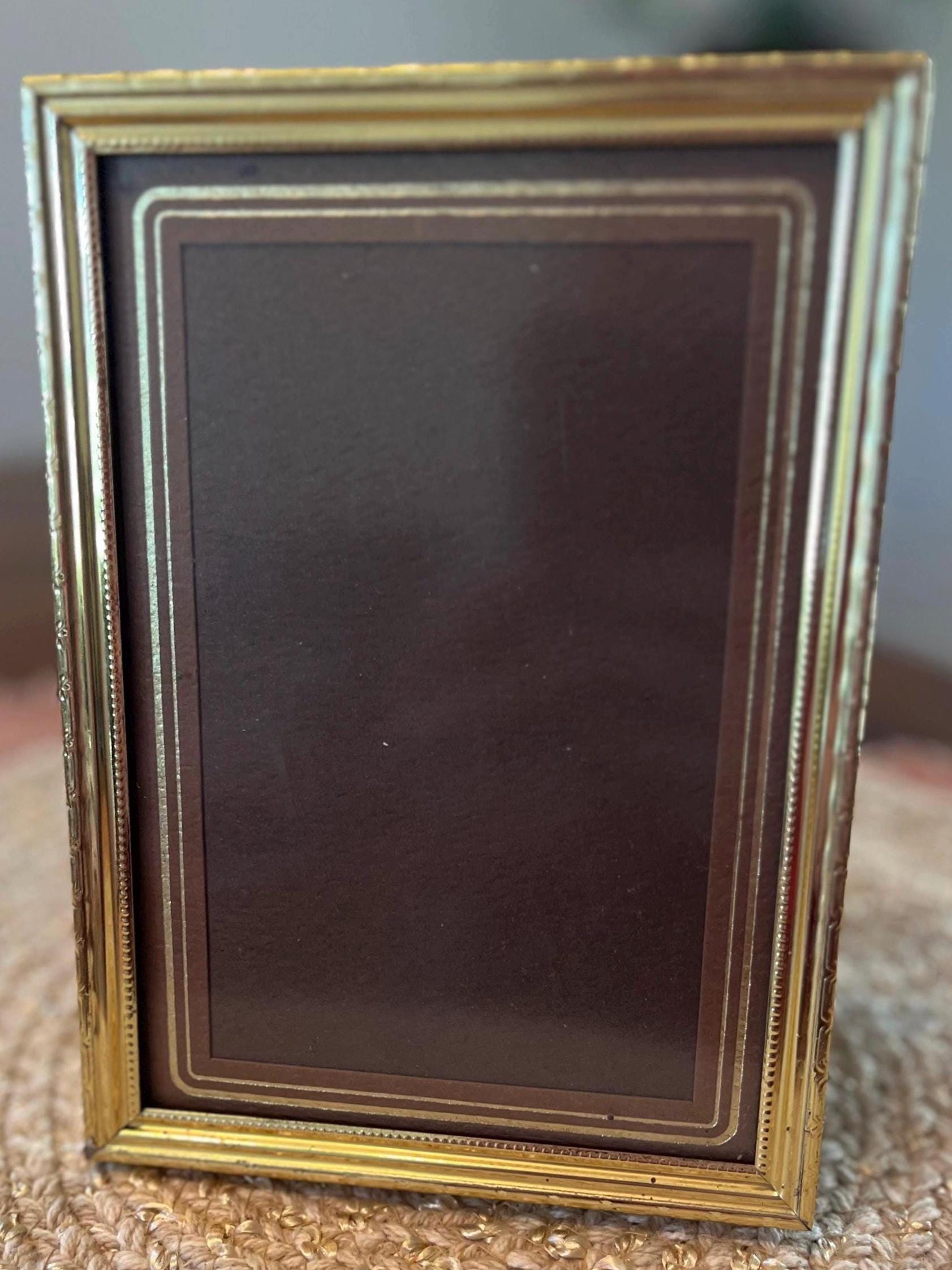 Vintage 5x7 Ornate Gold Metal Picture Frame ,vintage 5x7 Picture Frames ...