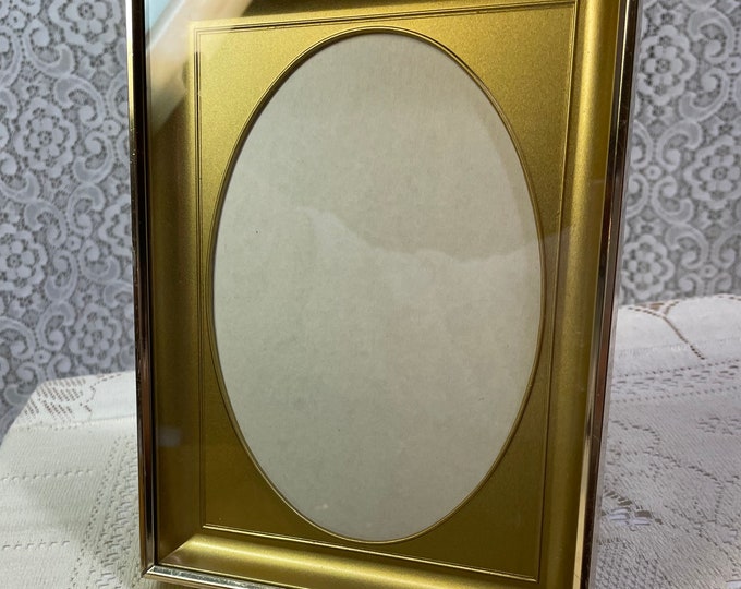 Vintage 5x7 Ornate Gold Metal Picture Frame vintage 5x7 Etsy