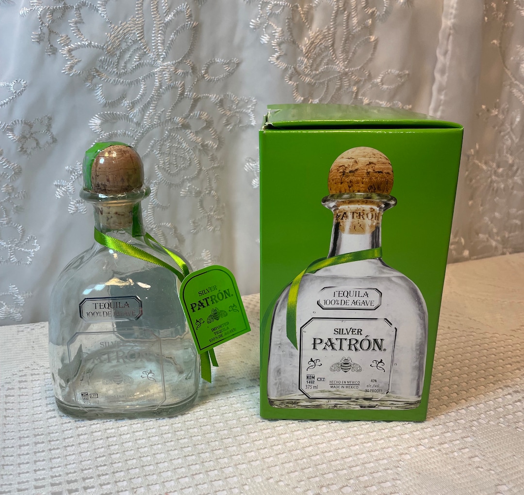 Empty Pint Patron Bottle, Empty Patron Bottle, Patron, Pint Bottles. Etsy