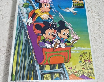Vintage Puzzle, Walt Disney, Mickey Mouse, Gardening - Etsy