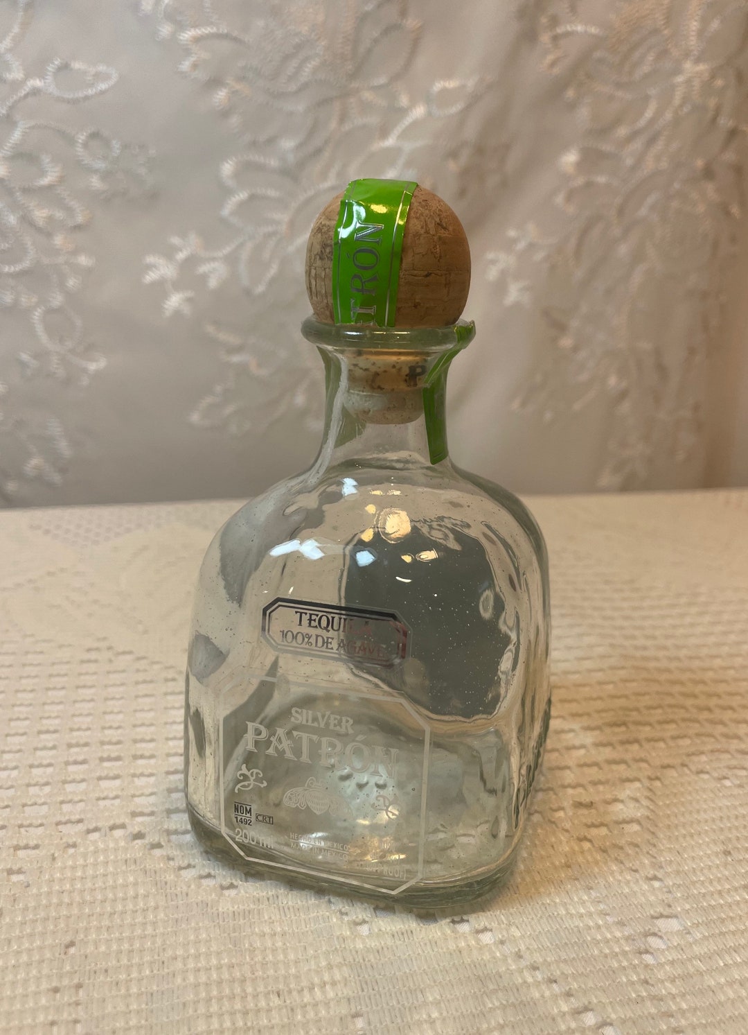 Empty Half Pint Patron Bottle, Empty Patron Bottle, Patron, Half Pint Bottles. Etsy