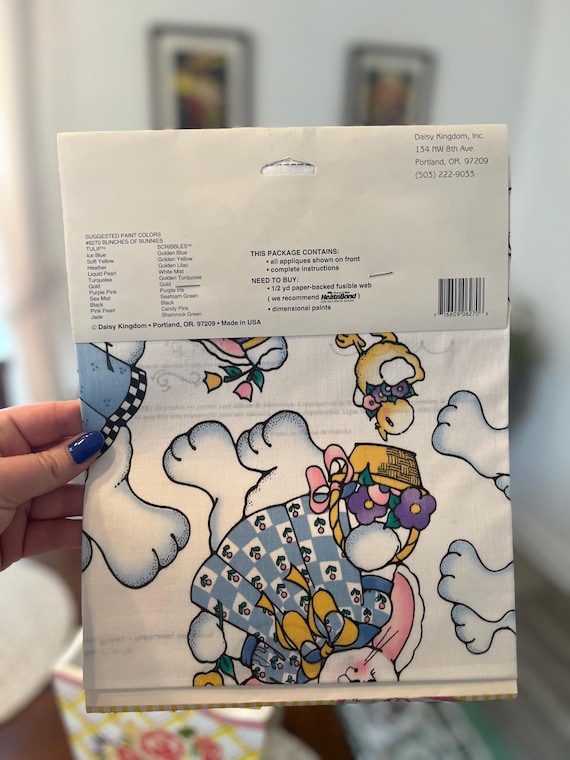 Vintage Easter Fabric Appliqué, Easter Appliqué, … - image 3