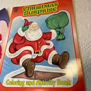 Vintage Christmas Coloring Books, Christmas Coloring Books , Holiday ...
