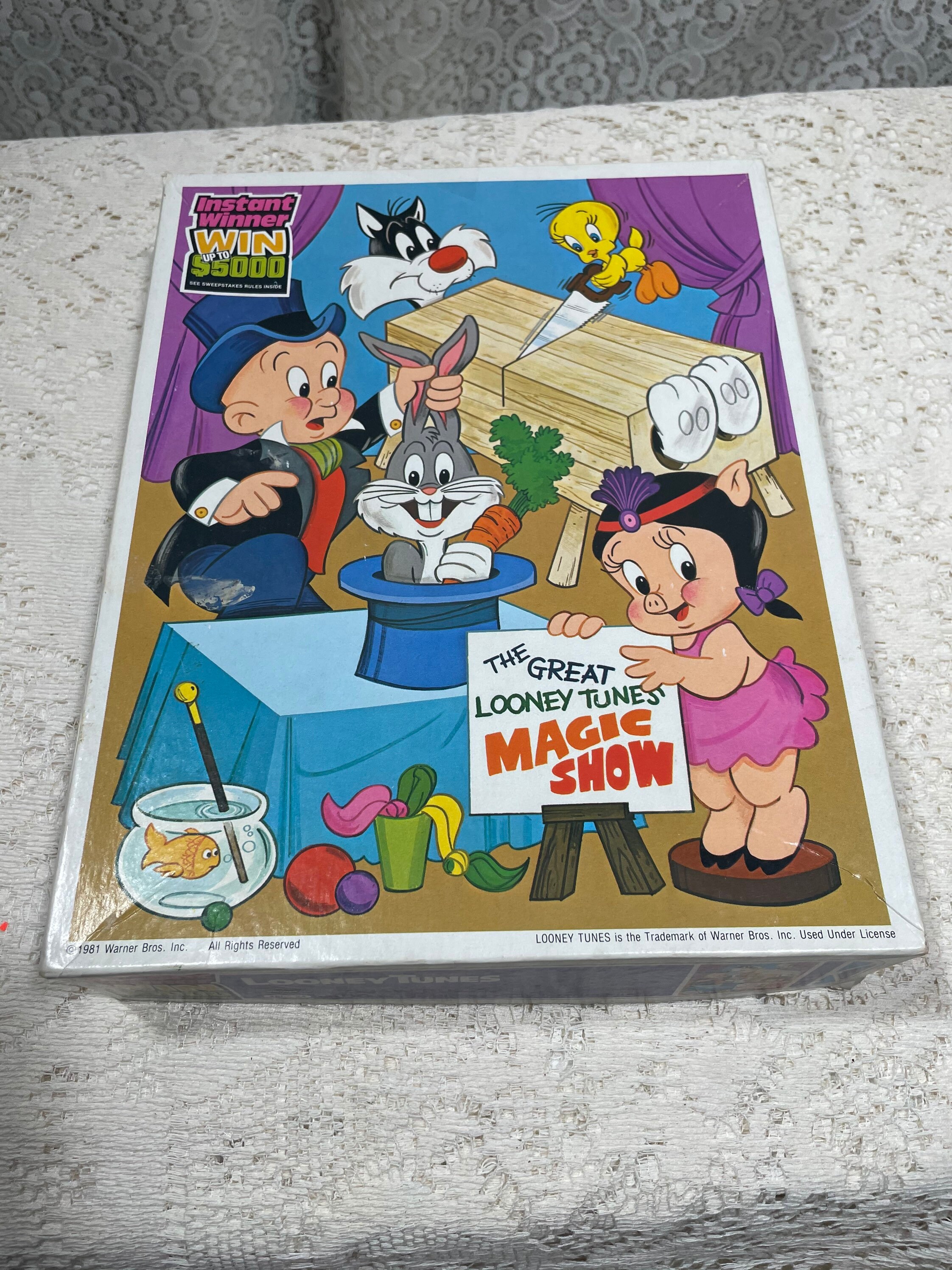 Vintage Bugs Bunny Puzzle, Vintage Tweety Bird Puzzle, Vintage