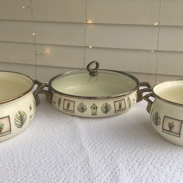 Vintage Enamel Pan Etsy