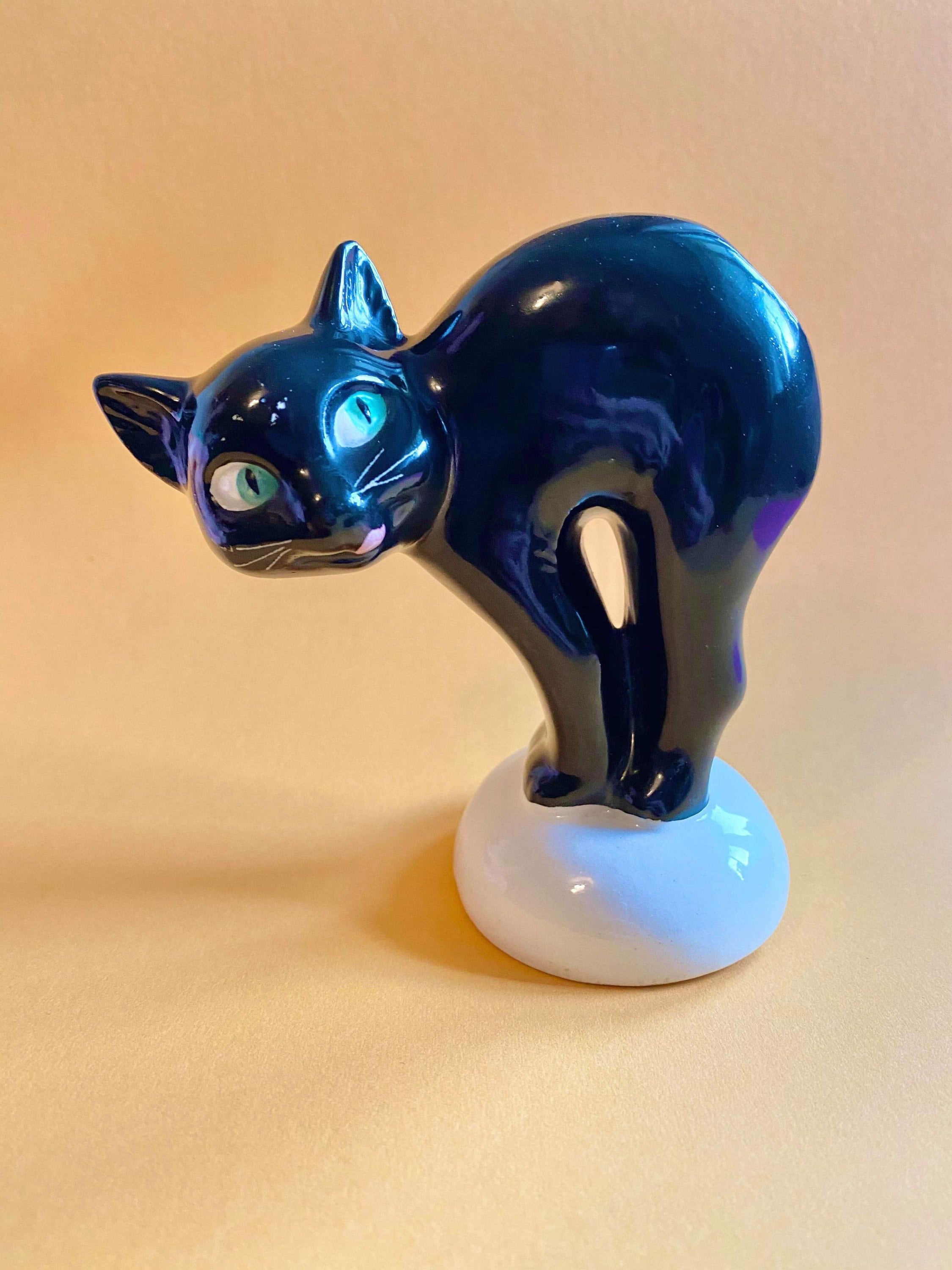 Vintage Black Cat Figurine 1950s Goebel Etsy UK