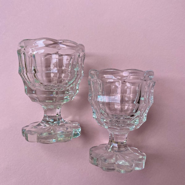 Glass Egg Cups Etsy UK
