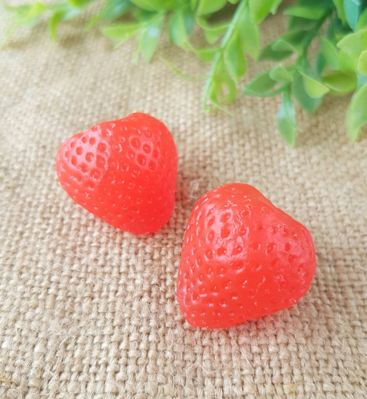 2 Pc Strawberry Mold 3d Silicone Molds Resin Mold Silicone Etsy