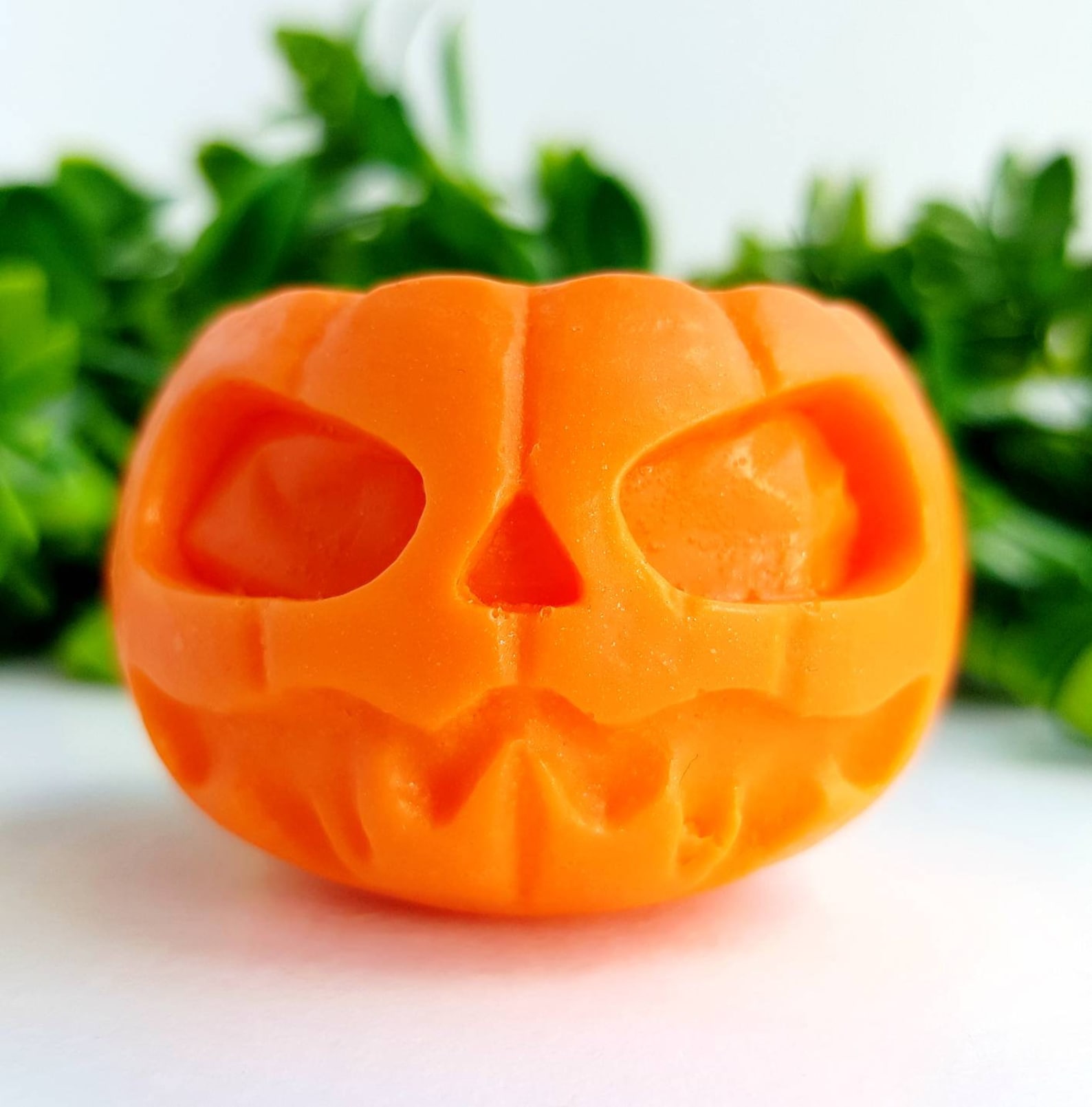 Pumpkin face 3D mould Halloween soap mold Halloween silicone Etsy
