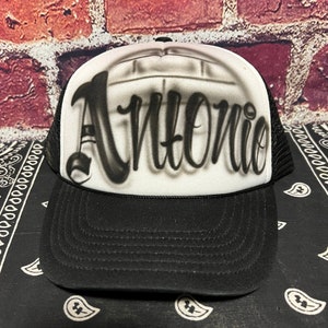 Airbrush trucker hat