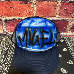 Airbrush trucker hat