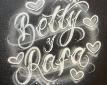 COUPLES AIRBRUSH SHIRT