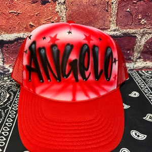 Airbrush trucker hat