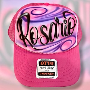Airbrush trucker hat