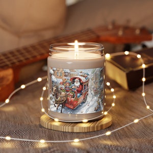 Christmas Scented Candle (9oz), Apple Scented Candle, Cinnamon Vanilla Scented Candle, White Sage Lavender Scented Candle, Soy Candle