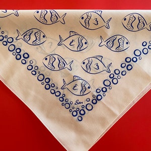 Blue Fish Bandana image 4