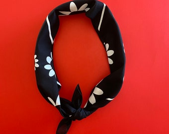Floral Print Cotton Bloom Bandana, Original Pattern