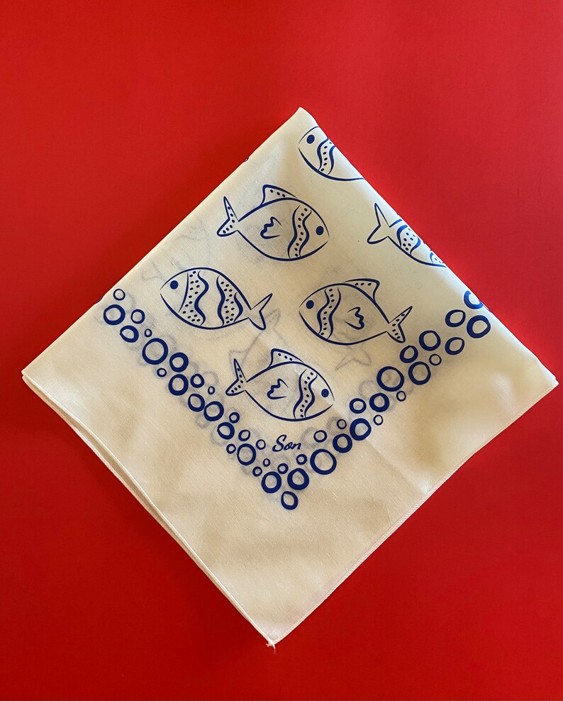 Blue Fish Bandana image 2