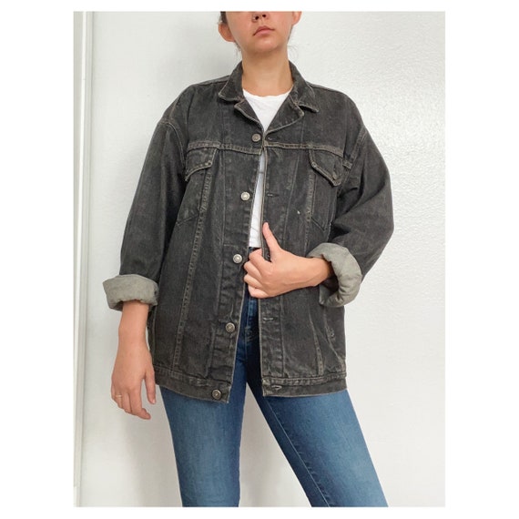GAP - Vintage Jean Jacket, Washed Black, SMALL