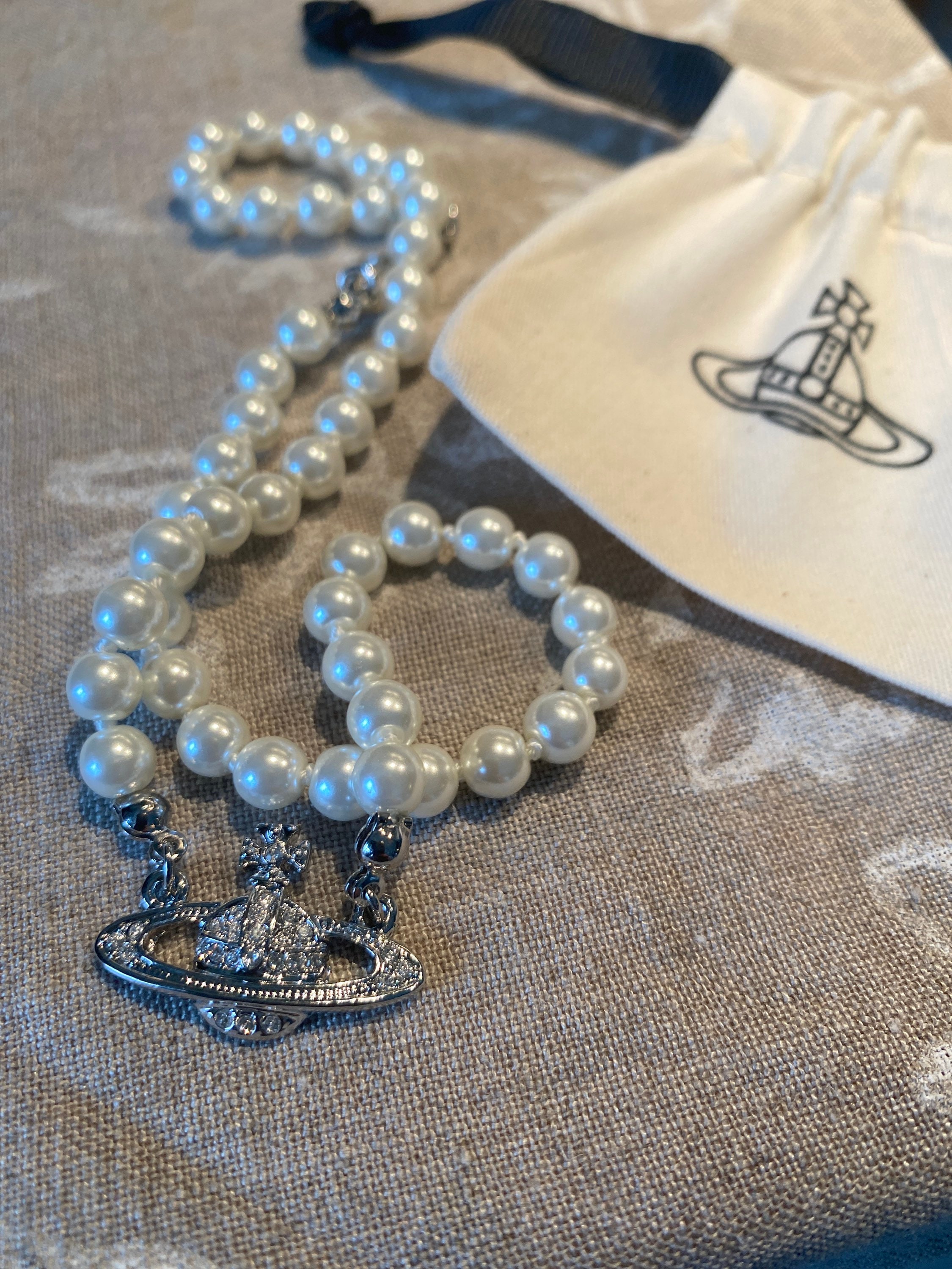 Vivienne Westwood pearl choker necklace Etsy 日本