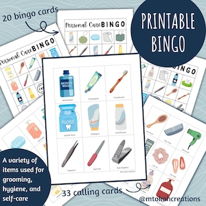 Bingo voor persoonlijke verzorging - Bingo voor hygiëne
