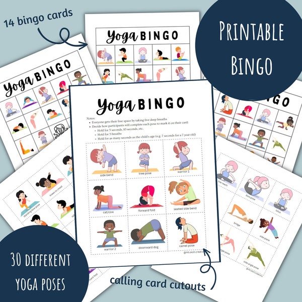 Yoga Bingo Printable