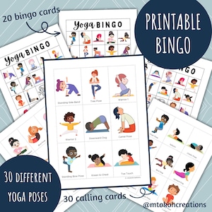 Yoga Bingo Printable